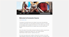 Desktop Screenshot of connector-source.com