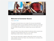 Tablet Screenshot of connector-source.com